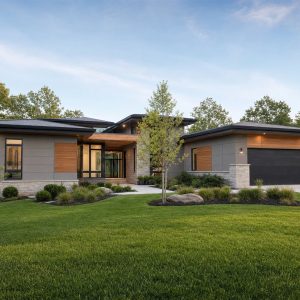 $510,000 Refined Contemporary Luxury Ranch: 2,520-Sq.-Ft. Four-Bedroom Custom Plan