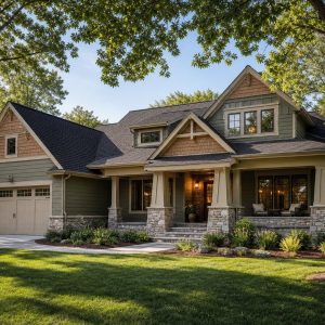 $515,000 Refined Custom Craftsman Home: 2,540-Sq.-Ft. Four-Bedroom Custom Plan