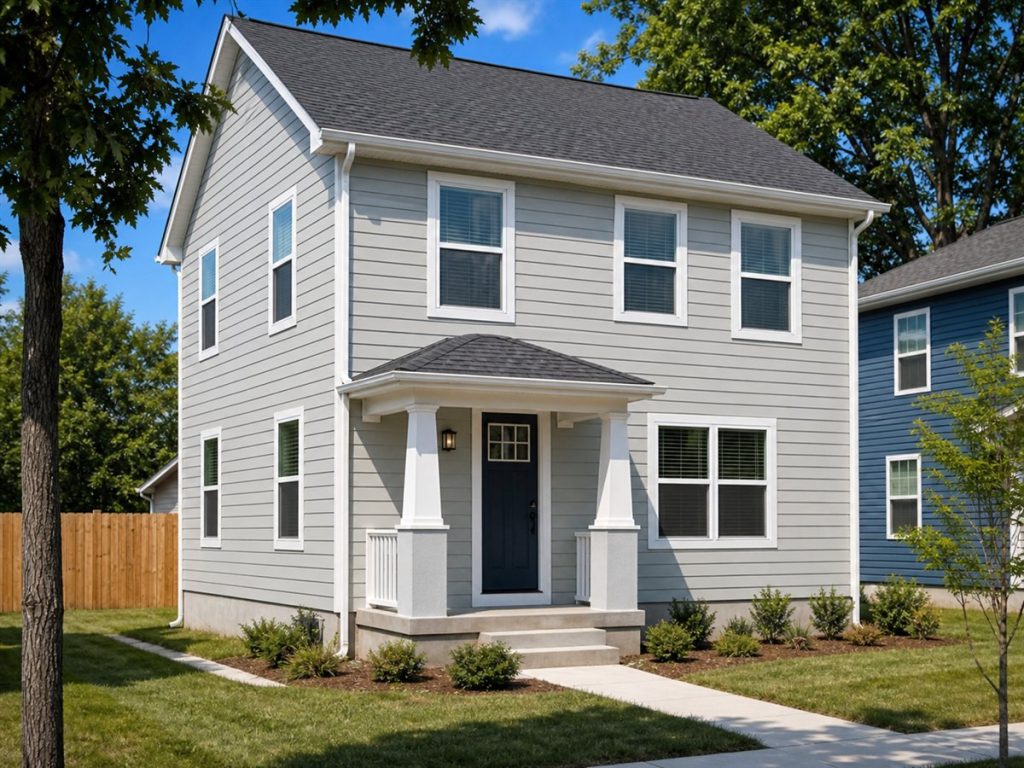 $260,000 Efficient Traditional Two-Story Family Home: 1,530-Sq.-Ft. Three-Bedroom Plan