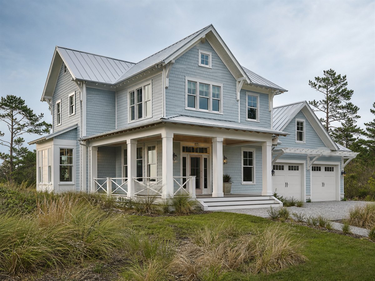 Bluewater Retreat 2580, a conceptual 2580-square-foot coastal luxury retreat with a $525,000 construction target