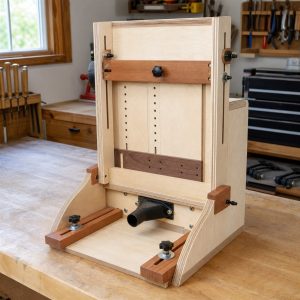 Shelf-Pin Drilling Template With Index Stops