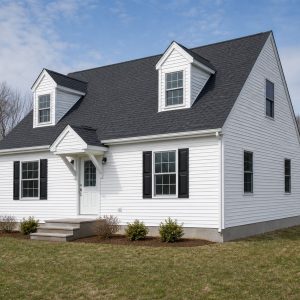 $265,000 Efficient Cape Cod-Inspired Family Home: 1,550-Sq.-Ft. Three-Bedroom Plan