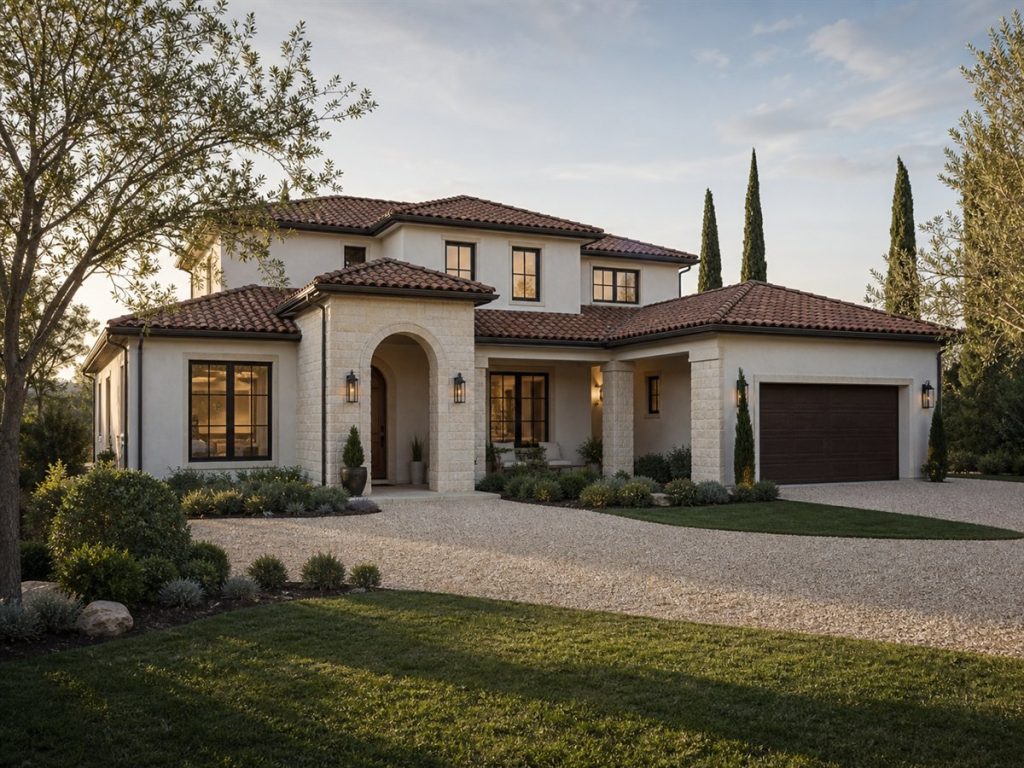$530,000 Refined Mediterranean-Inspired Custom Villa: 2,600-Sq.-Ft. Four-Bedroom Custom Plan