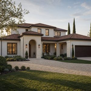$530,000 Refined Mediterranean-Inspired Custom Villa: 2,600-Sq.-Ft. Four-Bedroom Custom Plan