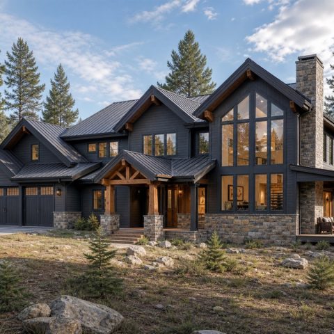 $535,000 Refined Mountain-Modern Custom Home: 2,620-Sq.-Ft. Four-Bedroom Custom Plan