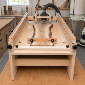 Router Flattening Sled for Small Slabs