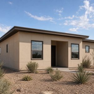 $272,500 Efficient Desert-Modern Family Home: 1,580-Sq.-Ft. Three-Bedroom Plan