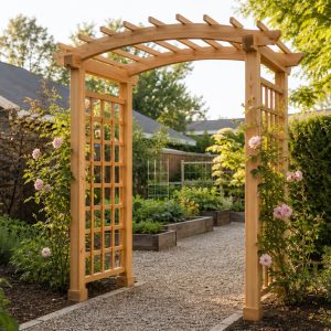 DIY Garden Arbor Plans for a Welcoming Entrance