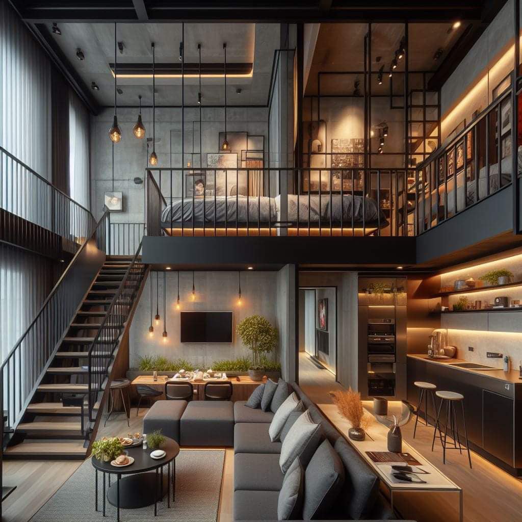 Open-Loft Tiny House Layout Ideas