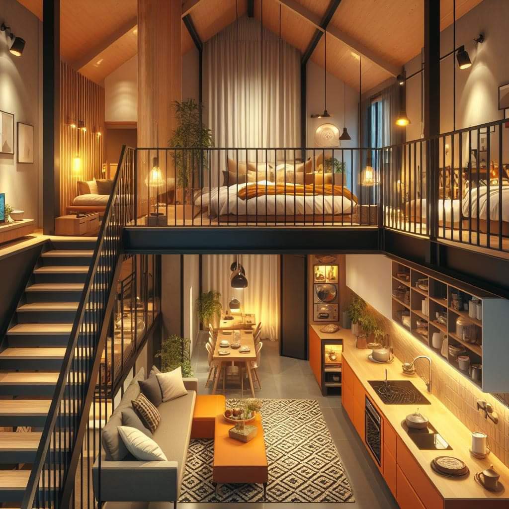 Open-Loft Tiny House Layout Ideas
