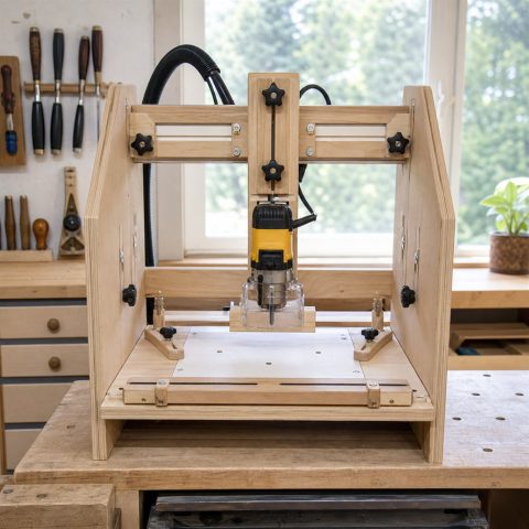 Sign-Carving Router Pantograph Frame