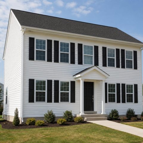$287,500 Efficient Compact Colonial Family Home: 1,640-Sq.-Ft. Three-Bedroom Plan