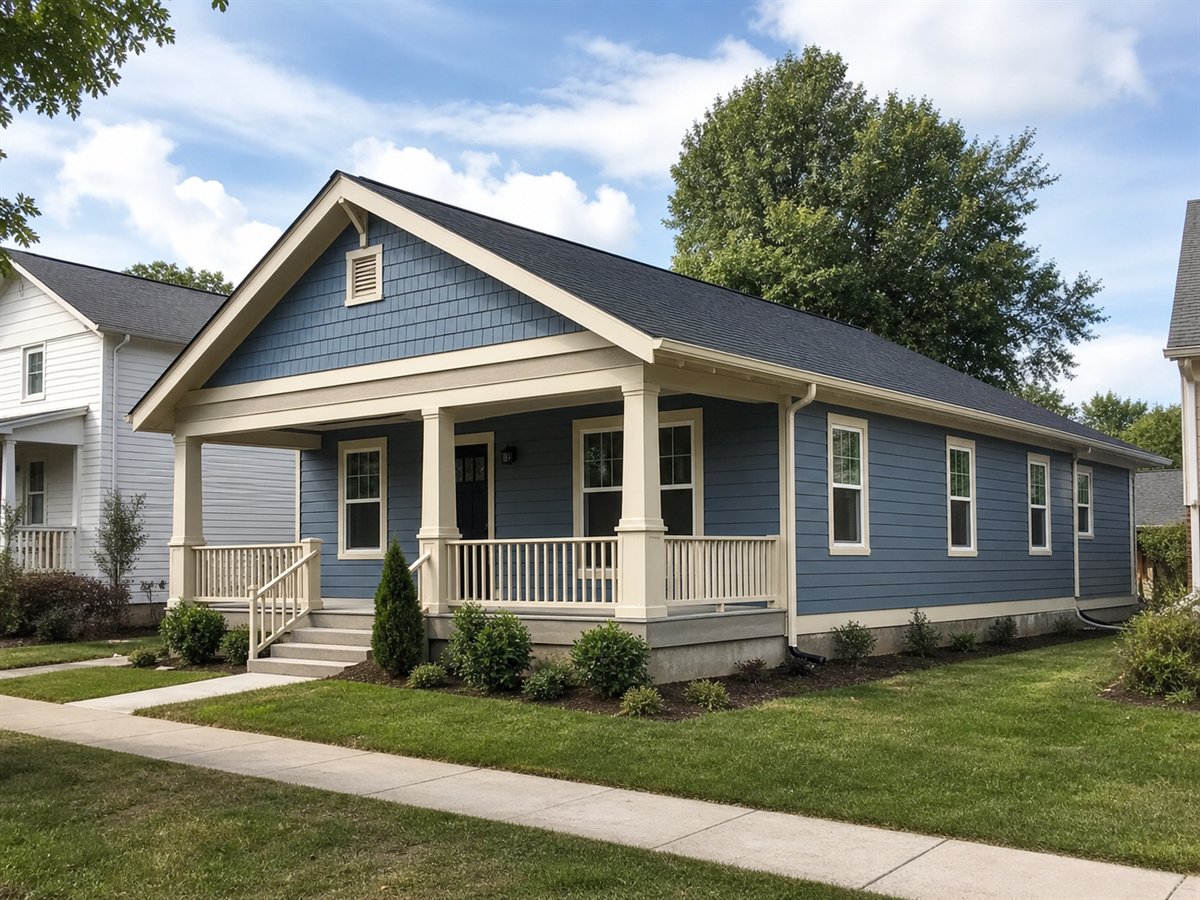 Parkside Bungalow 1650, a conceptual 1650-square-foot large family bungalow with a $290,000 construction target