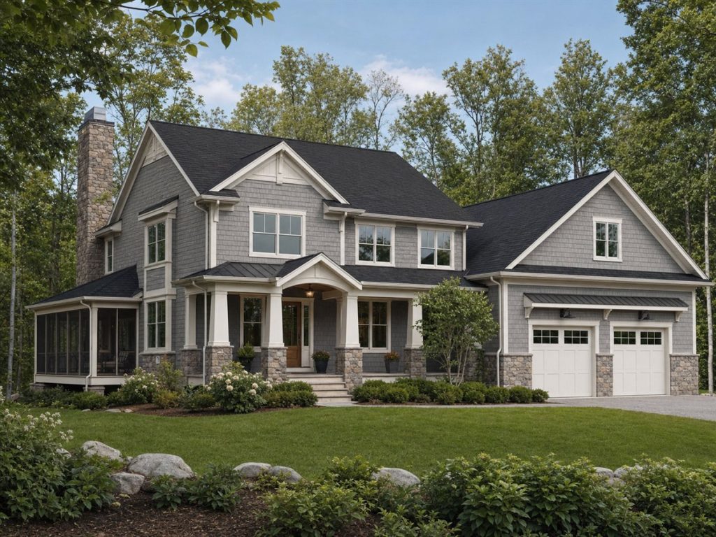 $585,000 Refined Lake-House-Inspired Custom Home: 2,820-Sq.-Ft. Four-Bedroom Custom Plan