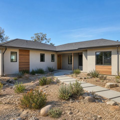 $295,000 Efficient Compact Courtyard Family Home: 1,670-Sq.-Ft. Three-Bedroom Plan