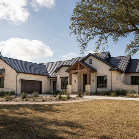 $590,000 Refined Texas Hill Country Custom Home: 2,840-Sq.-Ft. Four-Bedroom Custom Plan