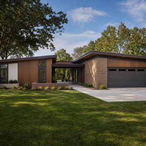 $595,000 Refined Mid-Century Modern Custom Home: 2,860-Sq.-Ft. Four-Bedroom Custom Plan