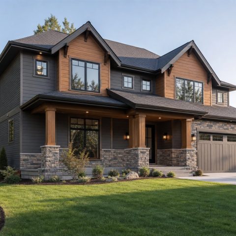 $605,000 Refined Modern Craftsman Custom Home: 2,900-Sq.-Ft. Four-Bedroom Custom Plan