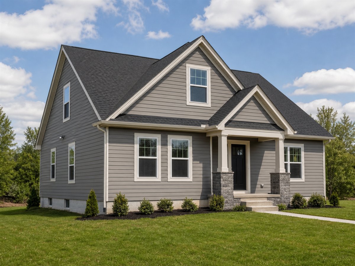 Westbrook Transitional 1720, a conceptual 1720-square-foot transitional family home with a $307,500 construction target