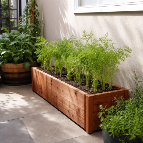 Deep-Root Vegetable Planter for Carrots and Parsnips