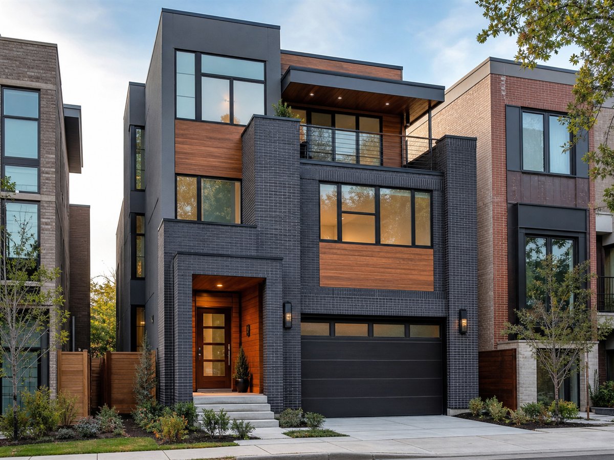 Cityline Custom 2980, a conceptual 2980-square-foot urban narrow-lot luxury home with a $625,000 construction target