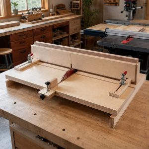 Picture-Frame Miter Sled With Length Stops