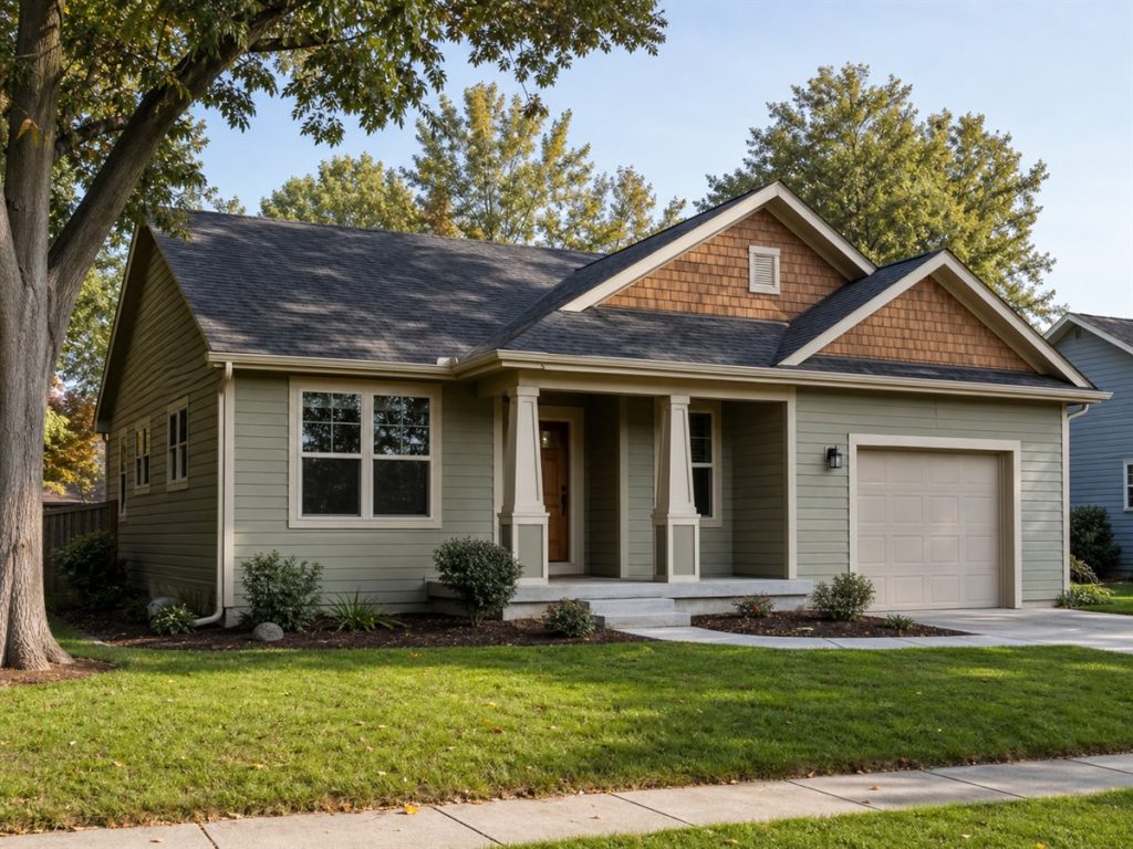 $320,000 Comfort Craftsman Family Home: 1,770-Sq.-Ft. Four-Bedroom Plan