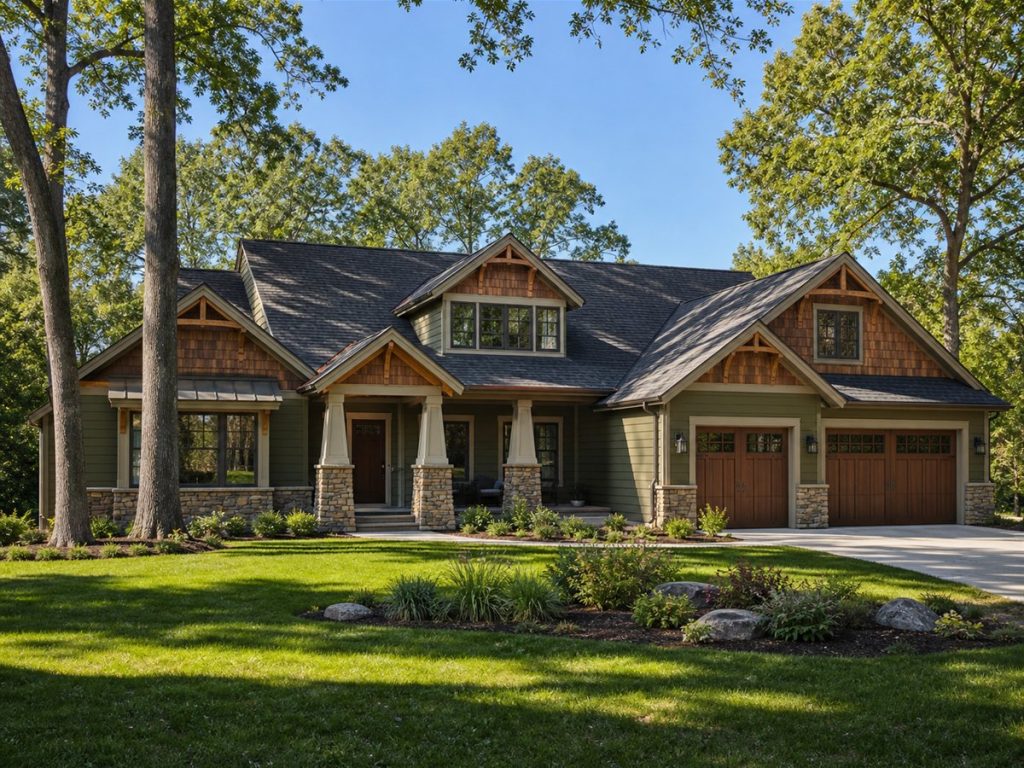 $640,000 Executive Custom Craftsman Home: 3,040-Sq.-Ft. Four-Bedroom Custom Plan