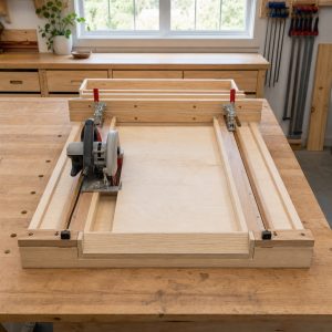 Circular-Saw Track Guide for Sheet Goods