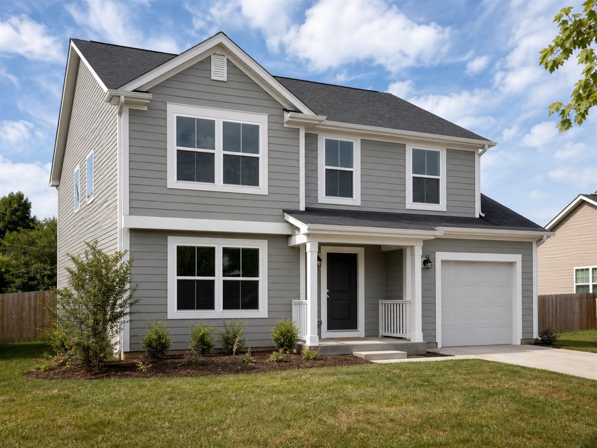 Hawthorne Traditional 1780, a conceptual 1780-square-foot traditional two-story family home with a $322,500 construction target