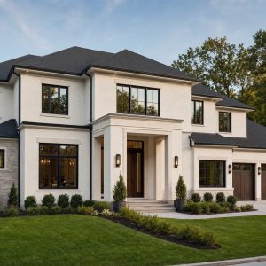 $645,000 Executive Transitional Two-Story Custom Home: 3,060-Sq.-Ft. Four-Bedroom Custom Plan