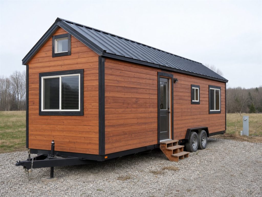 $23,200 Tiny House on Wheels: 220-Sq.-Ft. Loft Model