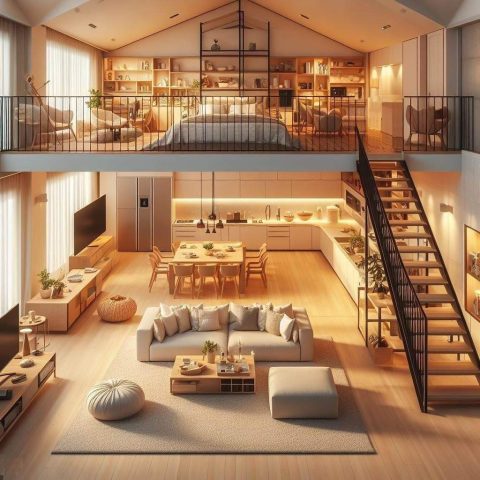 Bright Tiny House Interiors With Skylights