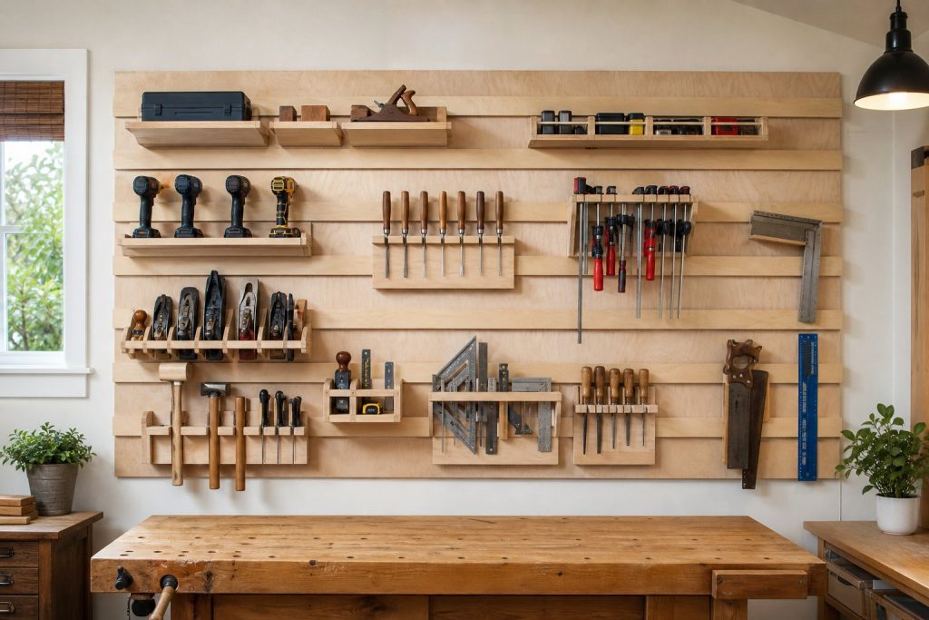 French Cleat Tool Wall: Spacing and Holder Guide