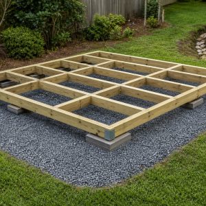 Garden Shed Foundation: Gravel Pad and Skid Guide