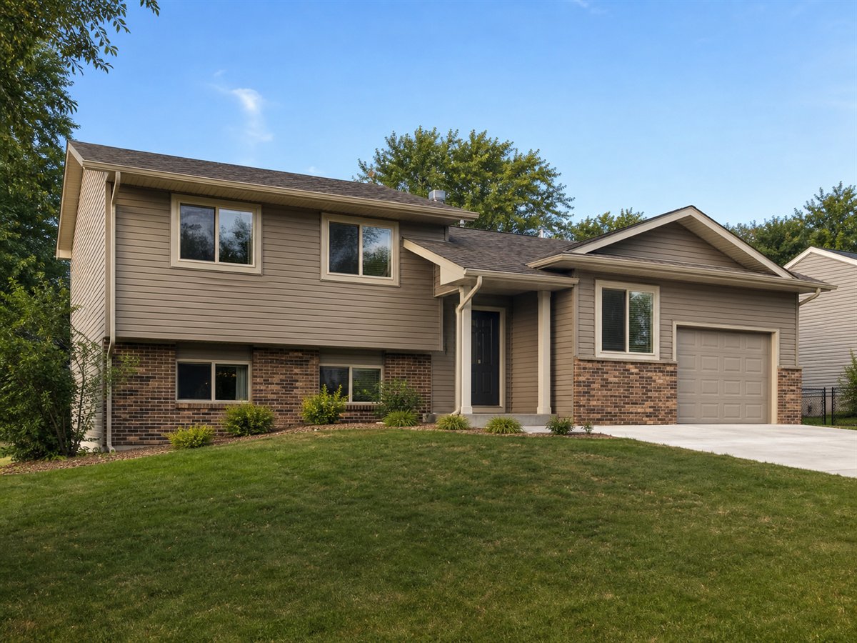 Brookside Split 1790, a conceptual 1790-square-foot split-level family home with a $325,000 construction target