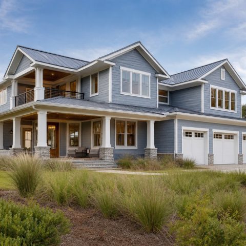 $650,000 Executive Coastal Luxury Retreat: 3,080-Sq.-Ft. Four-Bedroom Custom Plan