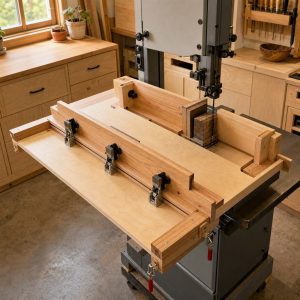 Bandsaw Resaw Fence With Drift Adjustment