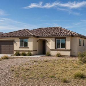 $332,500 Comfort Mediterranean-Inspired Family Home: 1,820-Sq.-Ft. Four-Bedroom Plan