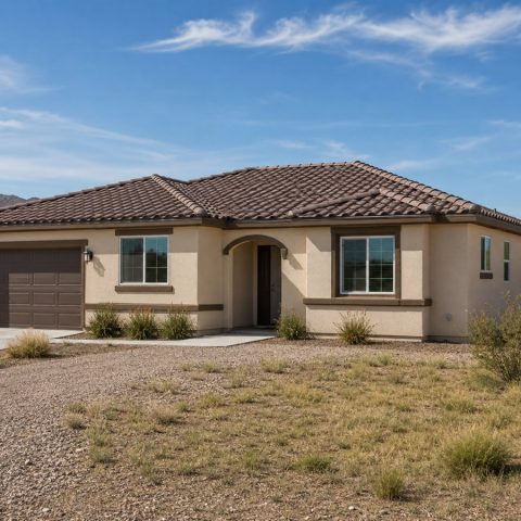 $332,500 Comfort Mediterranean-Inspired Family Home: 1,820-Sq.-Ft. Four-Bedroom Plan