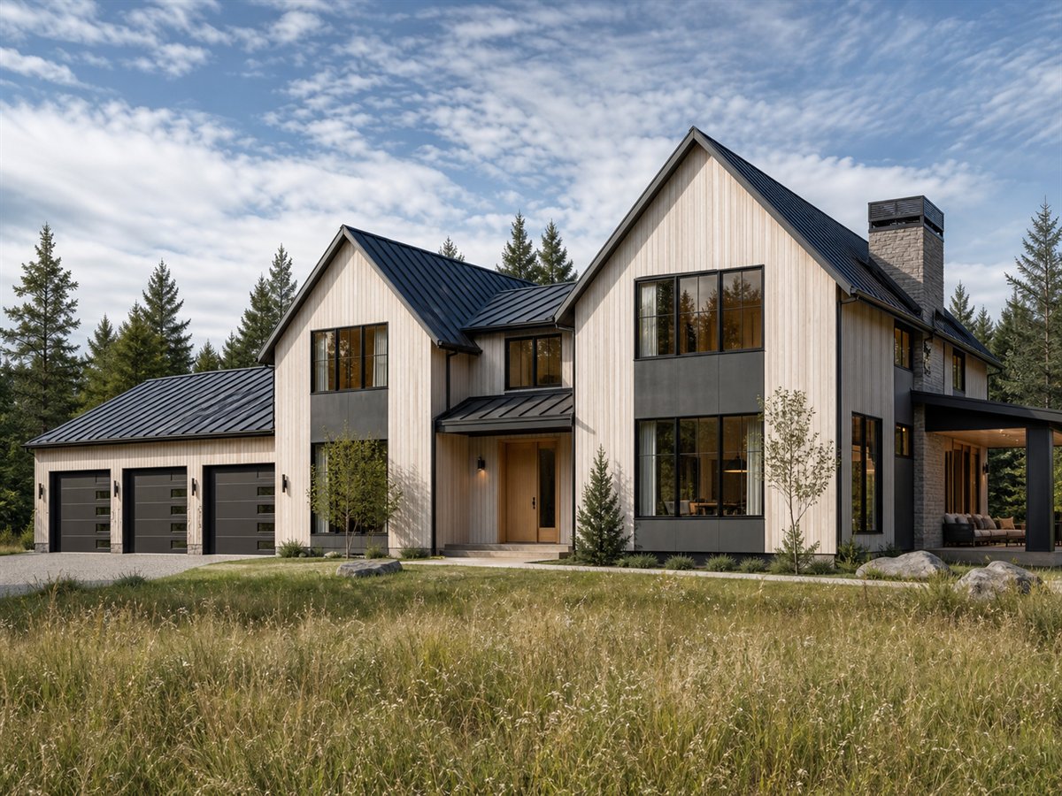 Nordhaven House 3140, a conceptual 3140-square-foot Scandinavian-inspired luxury home with a $665,000 construction target