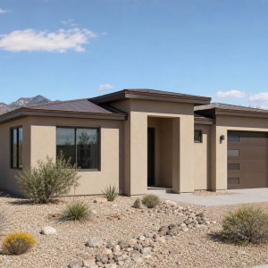 $335,000 Comfort Desert-Modern Family Home: 1,830-Sq.-Ft. Four-Bedroom Plan