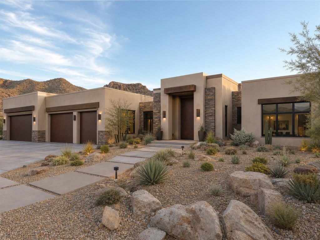 $670,000 Executive Desert-Modern Courtyard Home: 3,160-Sq.-Ft. Four-Bedroom Custom Plan