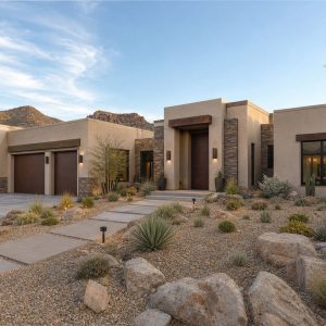 $670,000 Executive Desert-Modern Courtyard Home: 3,160-Sq.-Ft. Four-Bedroom Custom Plan