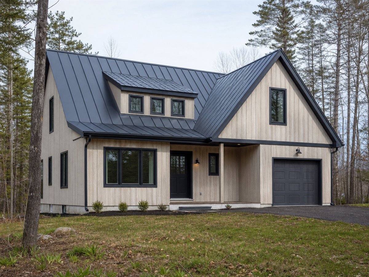Nordwood Family Home 1840, a conceptual 1840-square-foot Scandinavian-inspired family home with a $337,500 construction target
