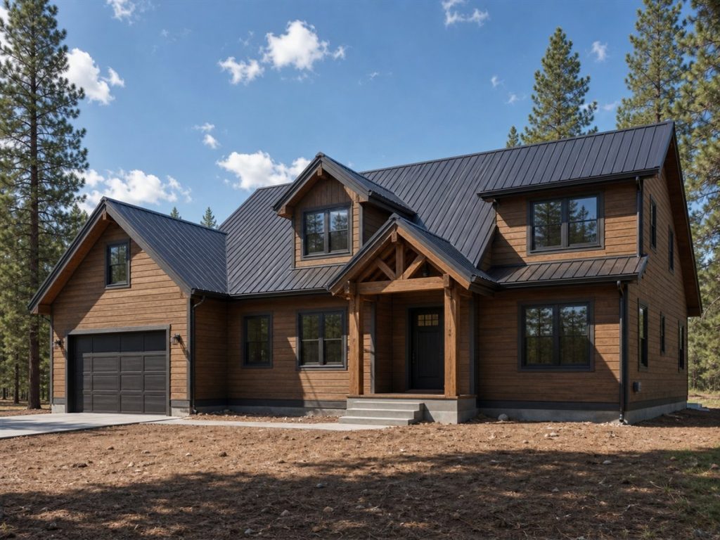$340,000 Comfort Mountain Family Cabin: 1,850-Sq.-Ft. Four-Bedroom Plan