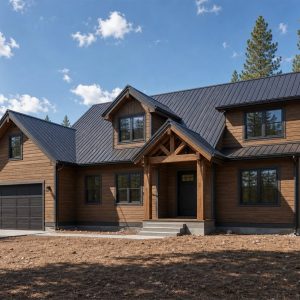 $340,000 Comfort Mountain Family Cabin: 1,850-Sq.-Ft. Four-Bedroom Plan