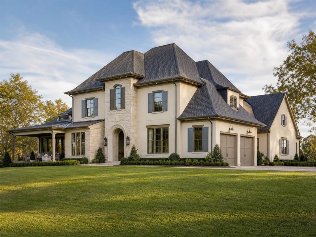 $680,000 Executive French-Country Custom Home: 3,200-Sq.-Ft. Four-Bedroom Custom Plan