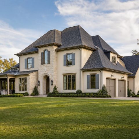 $680,000 Executive French-Country Custom Home: 3,200-Sq.-Ft. Four-Bedroom Custom Plan