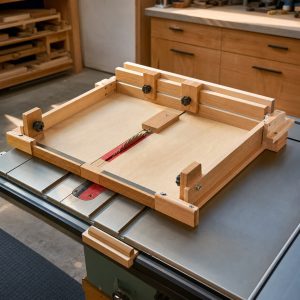 Story-Stick Station With Sliding Measurement Blocks